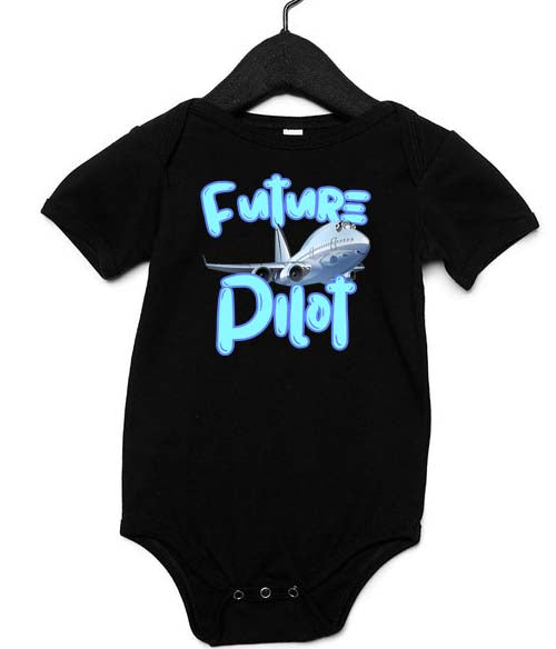 Future Pilot Plane Infant Onesie