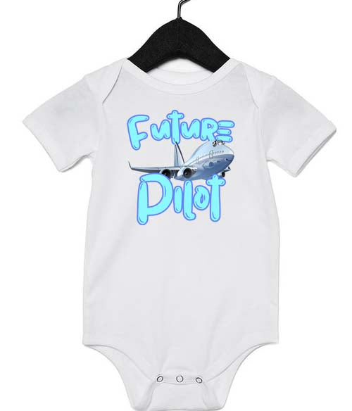 Future Pilot Plane Infant Onesie