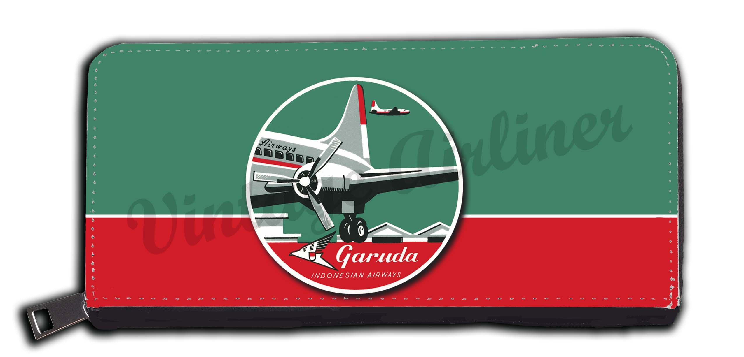 Garuda Indonesia Airlines Bali Vintage Bag Sticker Wallet