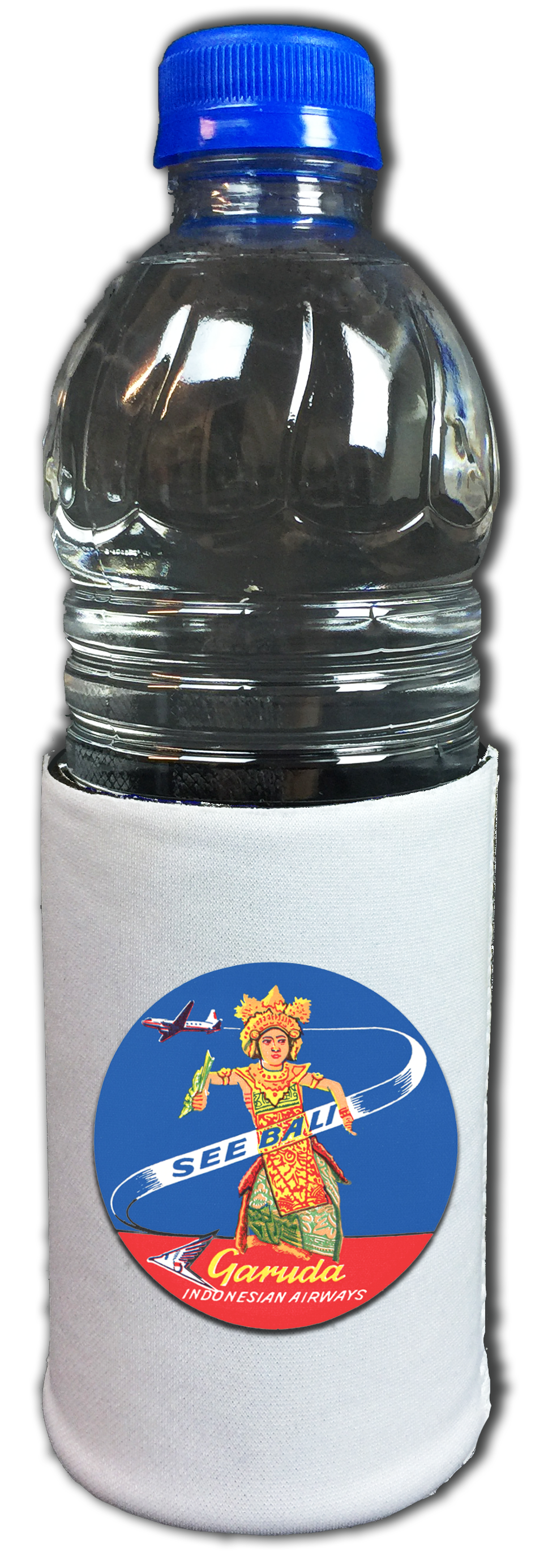 Garuda Indonesia Airlines Bali Vintage Cover Beverage Wrap