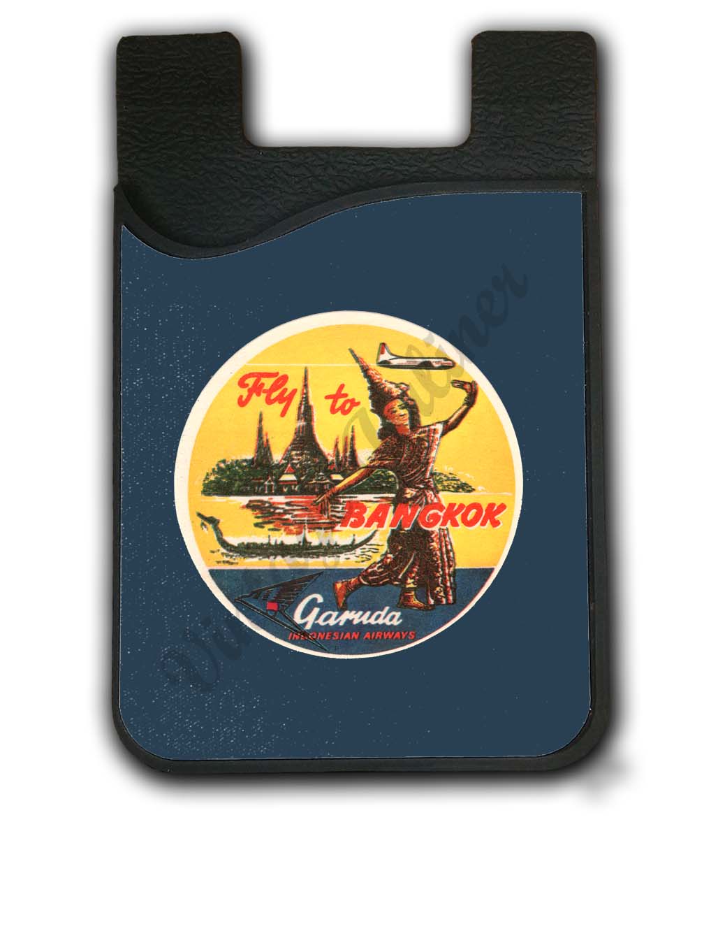 Garuda Vintage Sticker Card Caddy