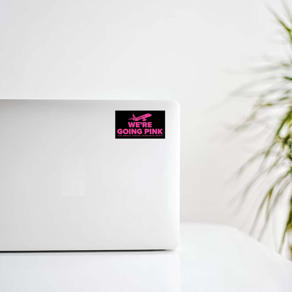 We're Going Pink - Breast Cancer Awareness Decal Stickers