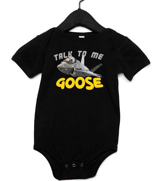 Talk To Me Goose Infant Onesie