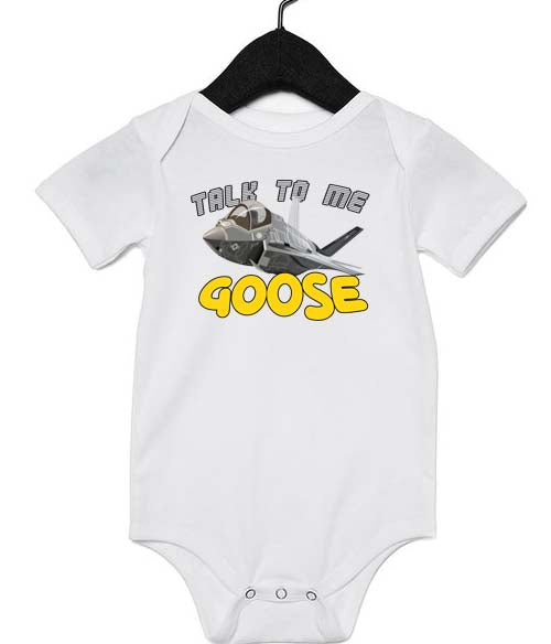 Talk To Me Goose Infant Onesie