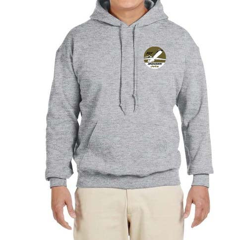 Mohawk Airlines Logo Hooded Sweatshirt Embroidered