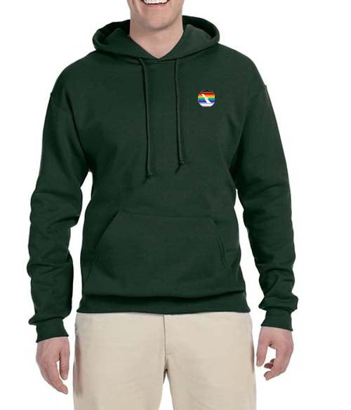 Pride 2013 American Airlines Logo LEFT CHEST Hooded Sweatshirt Embroidered