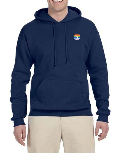 Pride 2013 American Airlines Logo LEFT CHEST Hooded Sweatshirt Embroidered