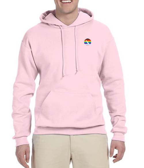 Pride 2013 American Airlines Logo LEFT CHEST Hooded Sweatshirt Embroidered