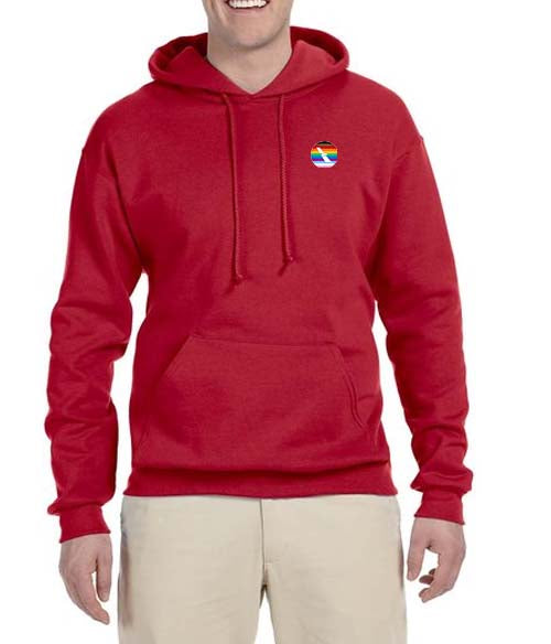 Pride 2013 American Airlines Logo LEFT CHEST Hooded Sweatshirt Embroidered
