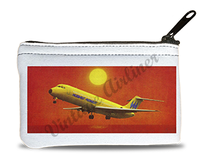 Hughes Airwest DC-9 Rectangular Coin Purse