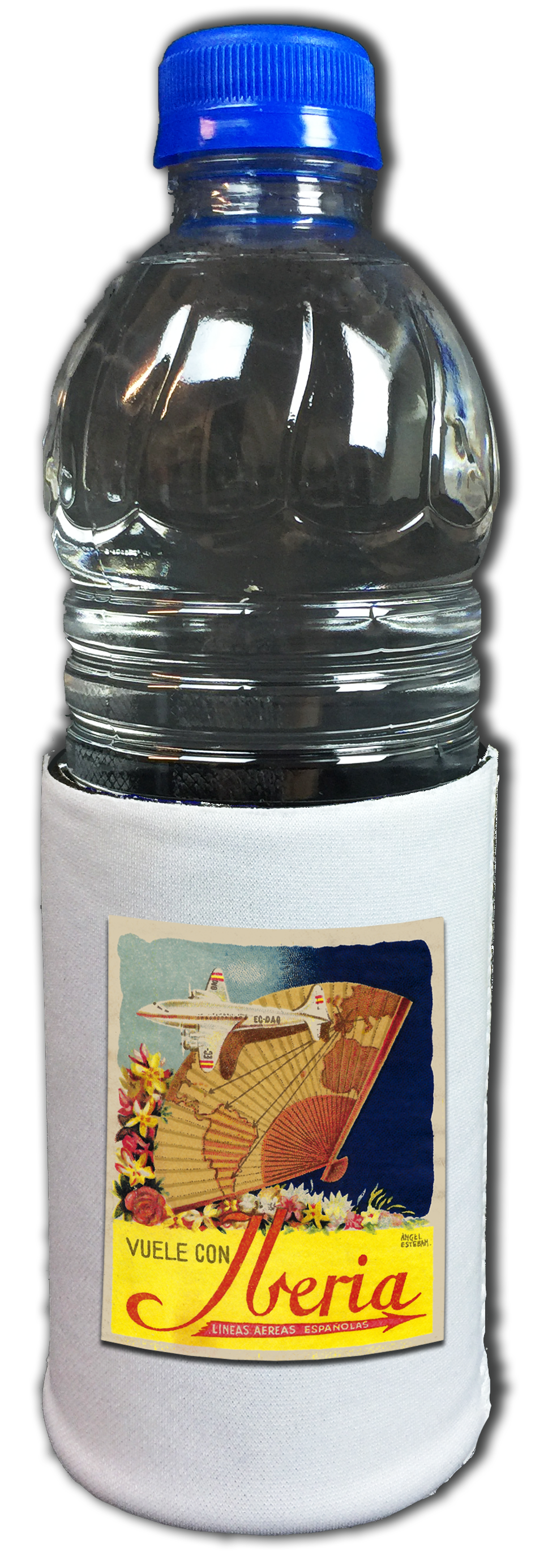 Iberia Airlines 1940's DC-4 South America Beverage Wrap