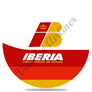 Iberia Airlines Logo Round Sandstone Coaster