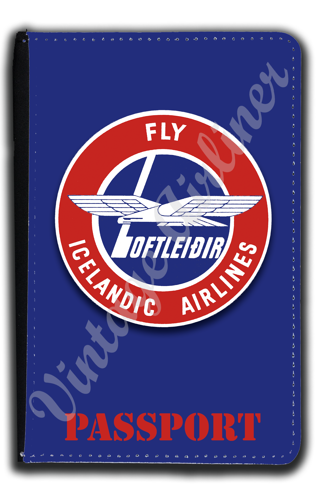Icelandic Airlines Logo Passport Case