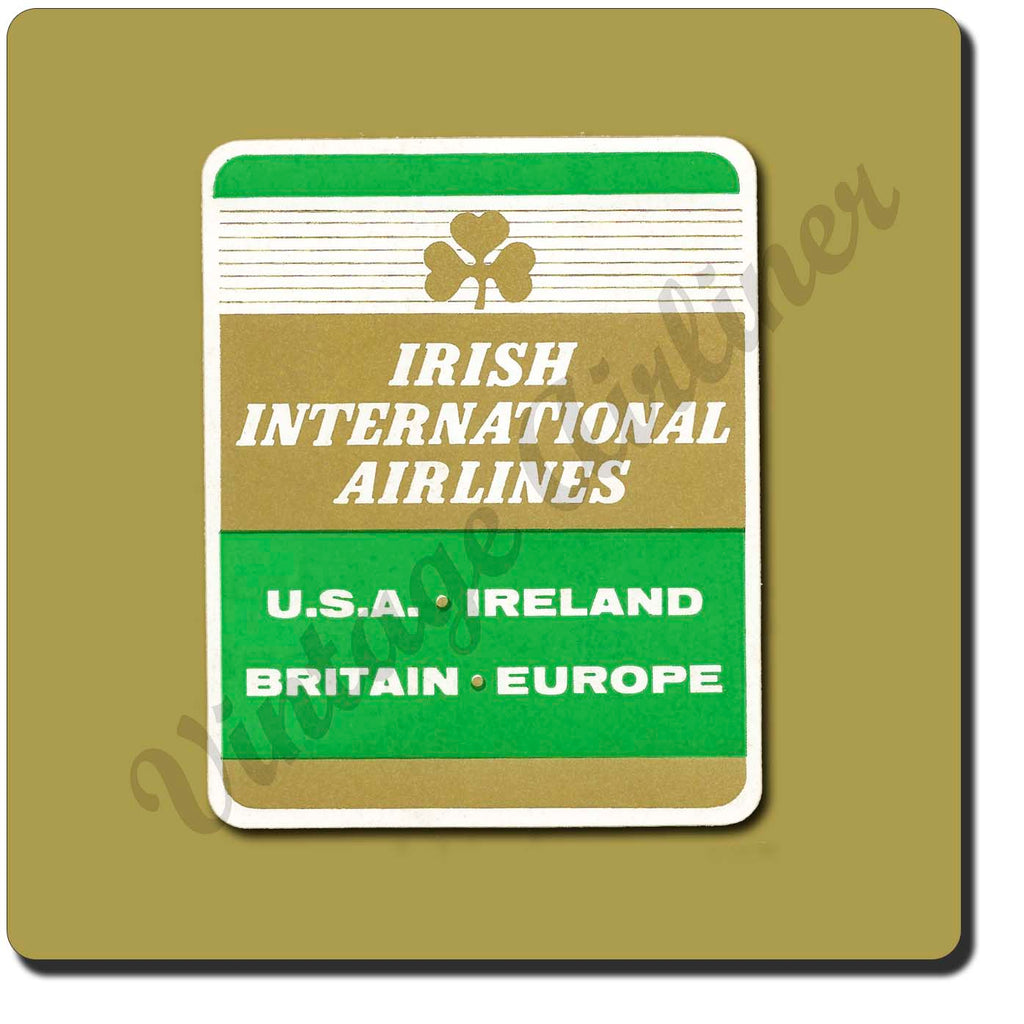 Aer Lingus Irish International Airlines Sandstone Coaster