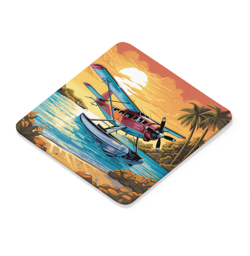 Island Hopper - Square Sandstone Coaster