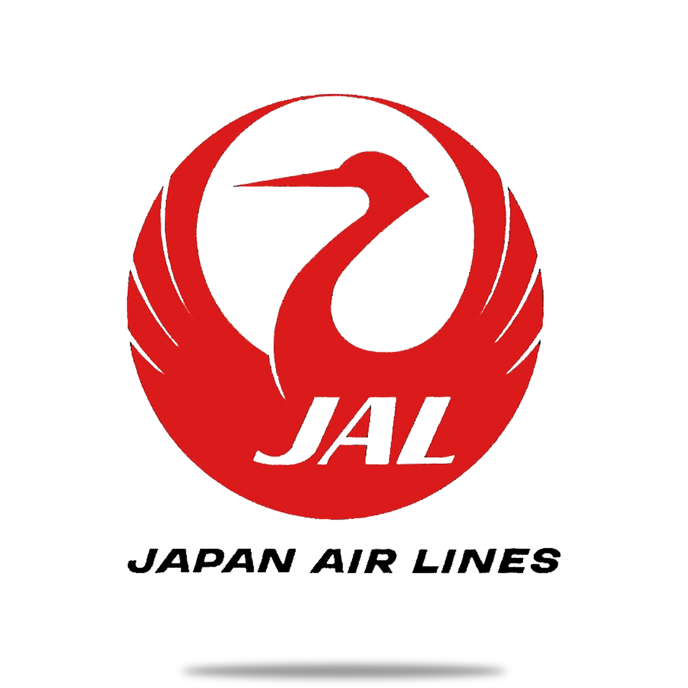 Japan Airlines Logo Round Sandstone Coaster