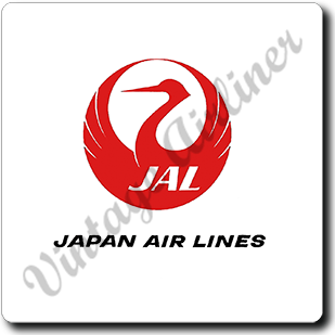 Japan Airlines Logo Square Sandstone Coaster