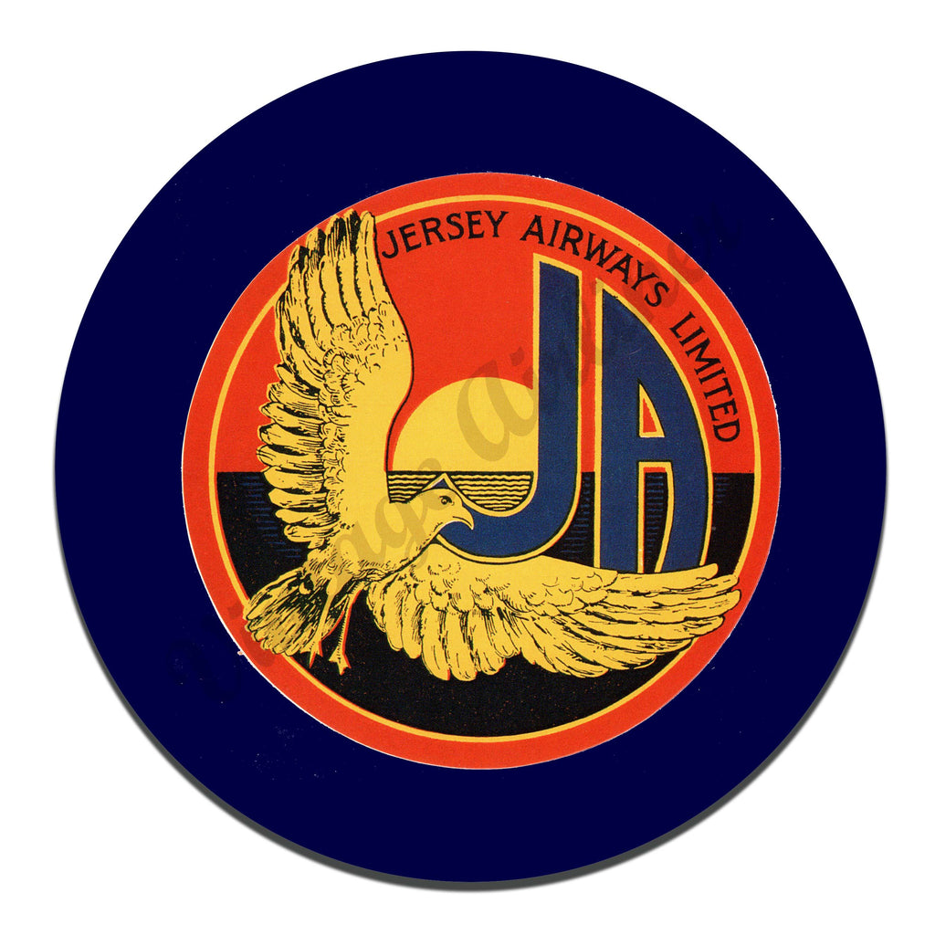 Jersey Airways Vintage Mousepad