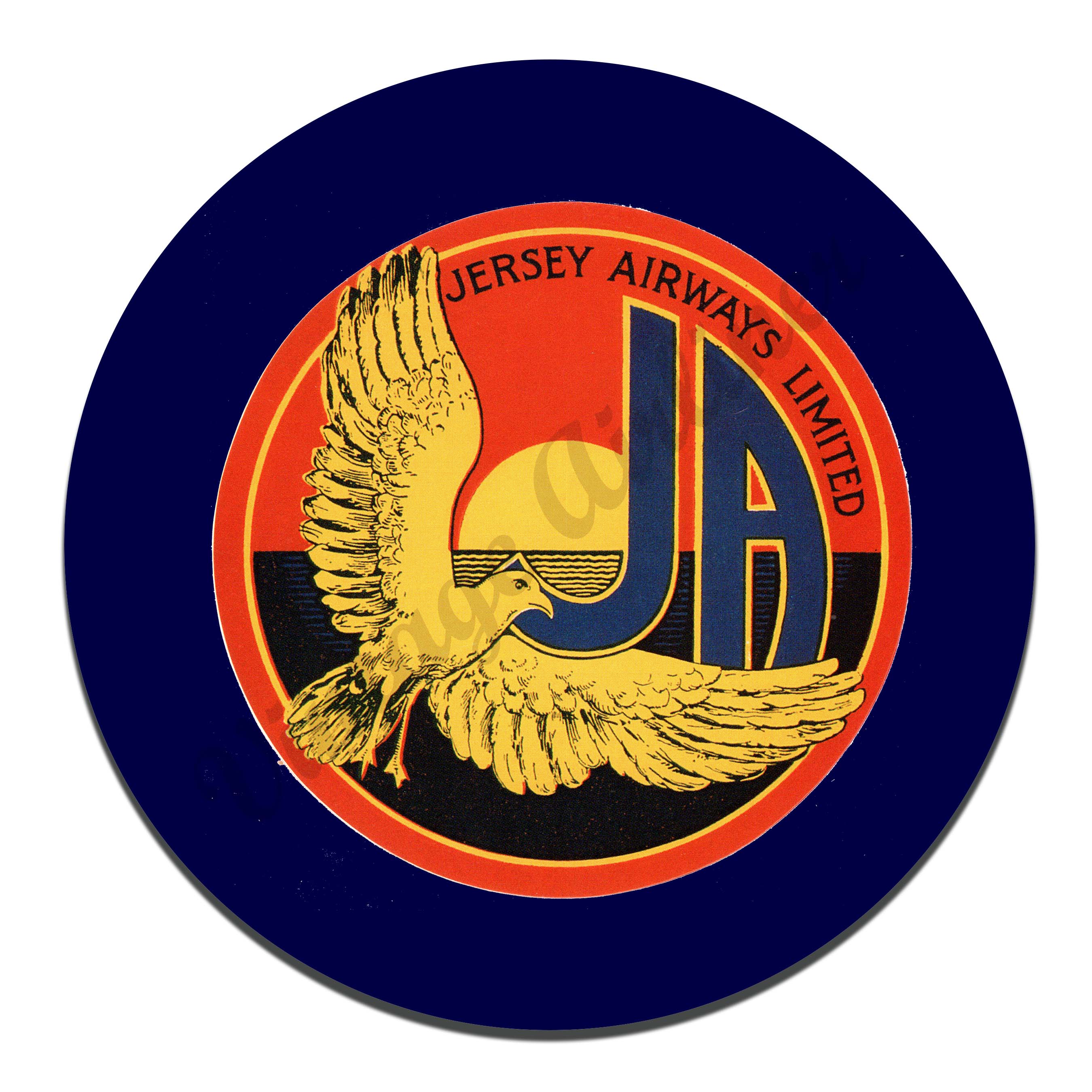 Jersey Airways Vintage Mousepad