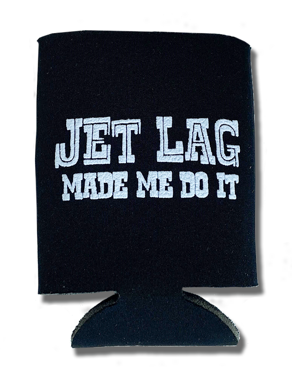 Jet Lag Made Me Do It Beverage Wrap