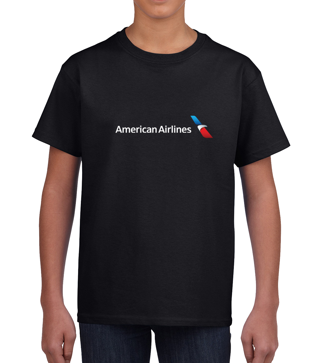 2013 AA Logo Black Full Chest Kids T-Shirt