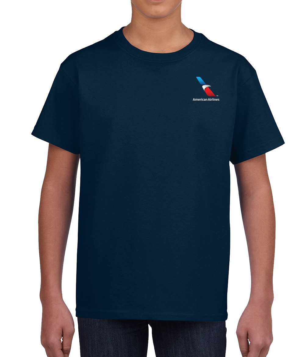 2013 AA Logo Navy Left-Chest Youth T-Shirt