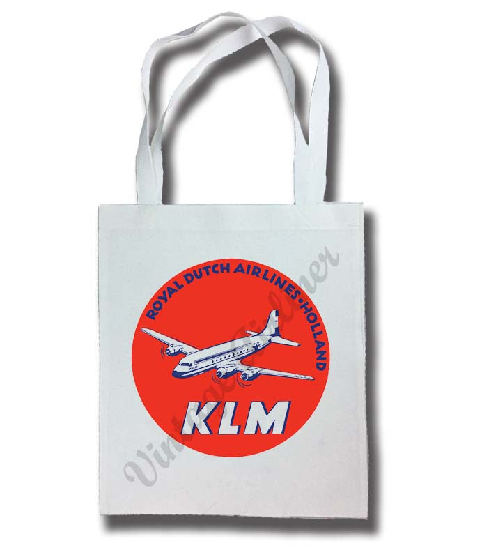 KLM 1950's Vintage Tote Bag