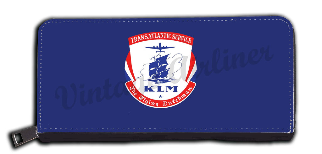 KLM Trans-Atlantic Vintage Bag Sticker Wallet