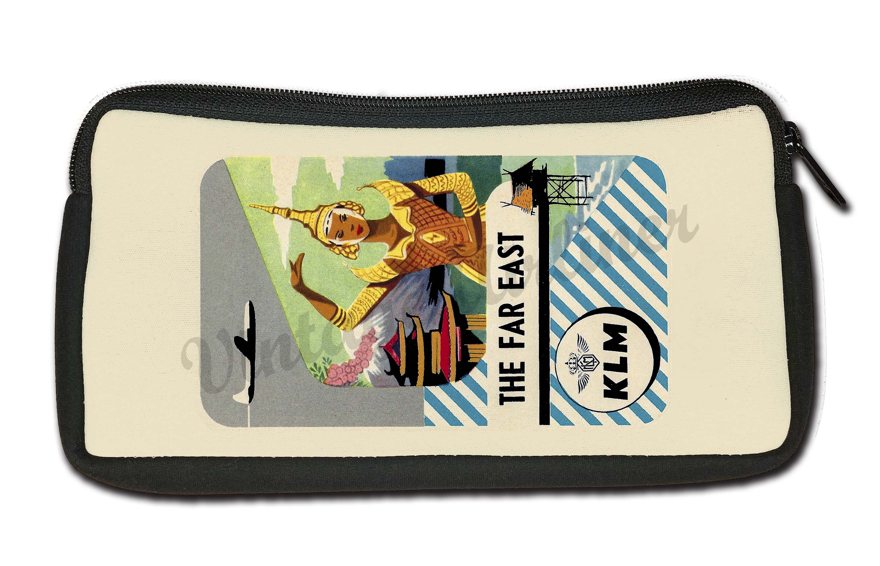 KLM Vintage The Far East Travel Pouch