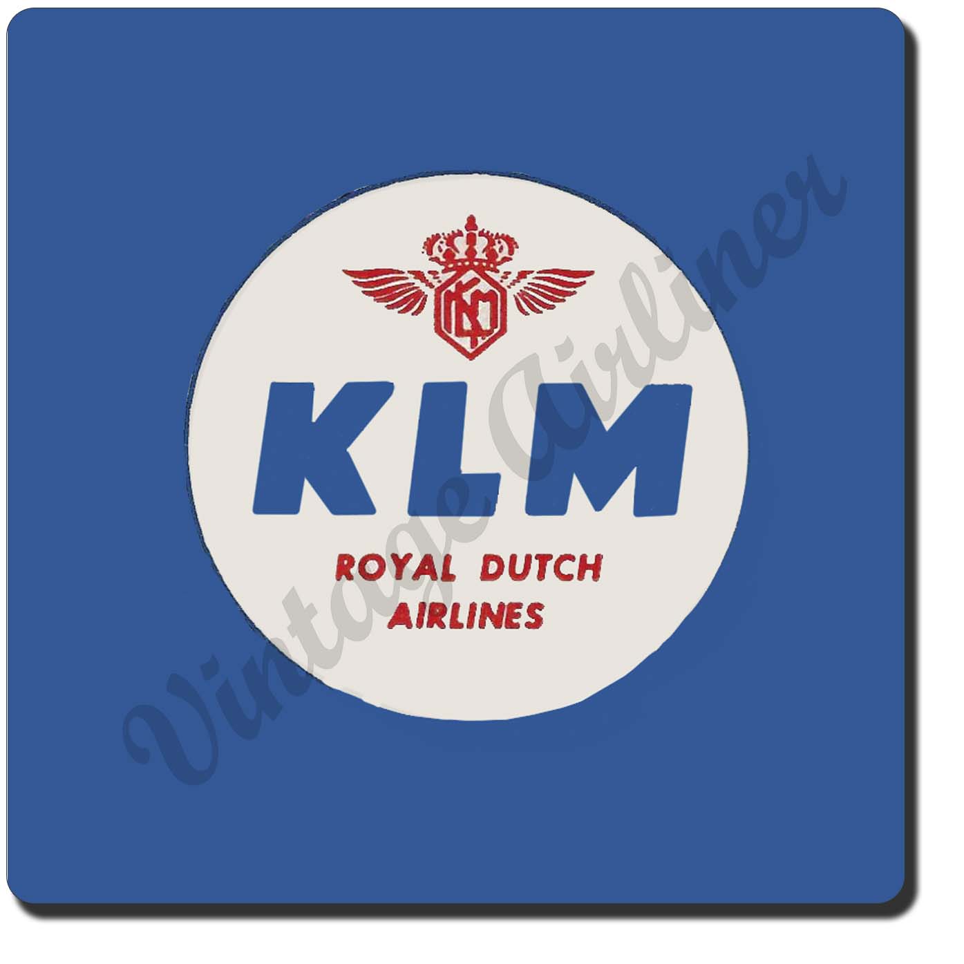 KLM Vintage Sandstone Coaster