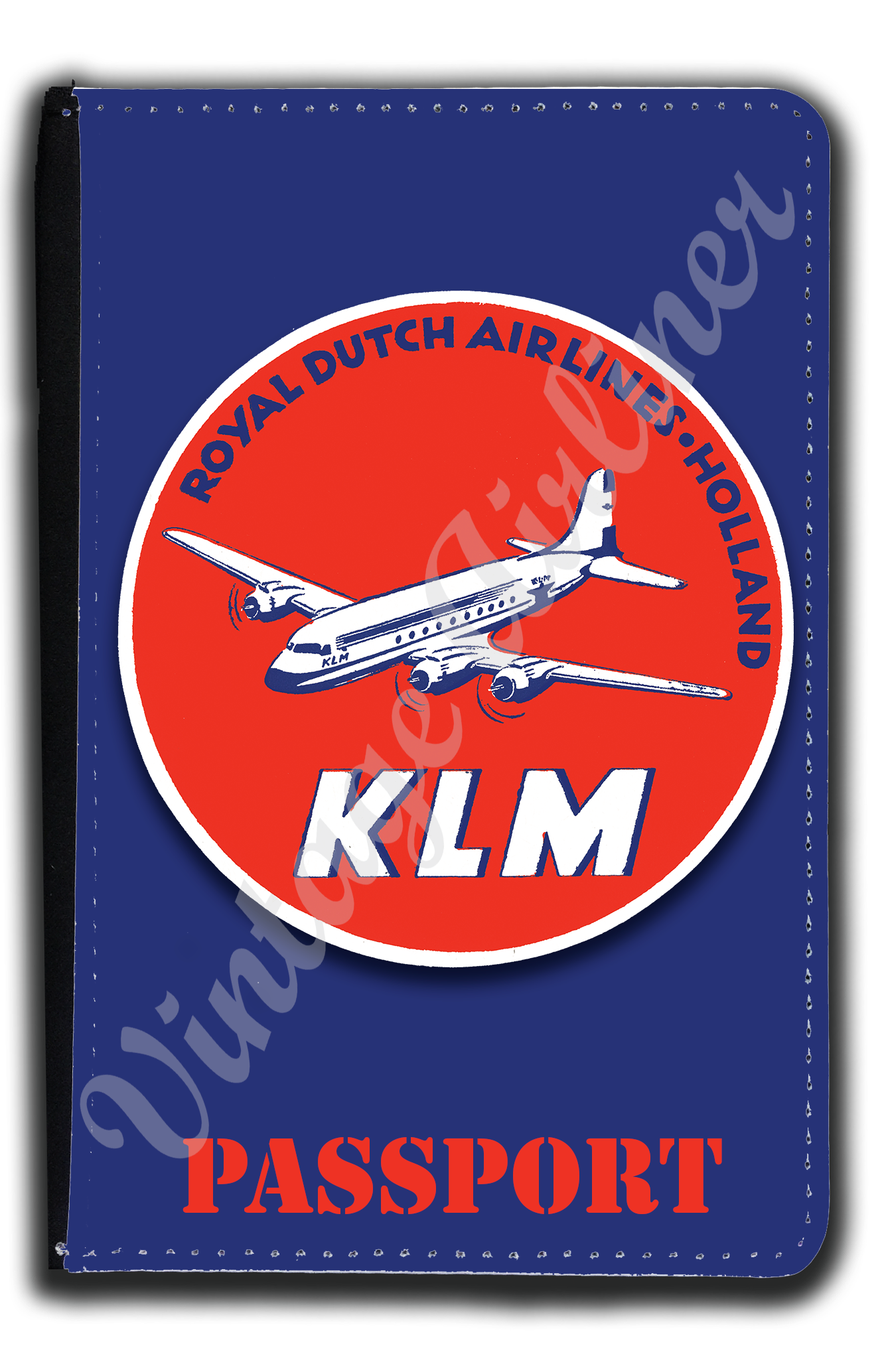 KLM Vintage Bag Sticker Passport Case