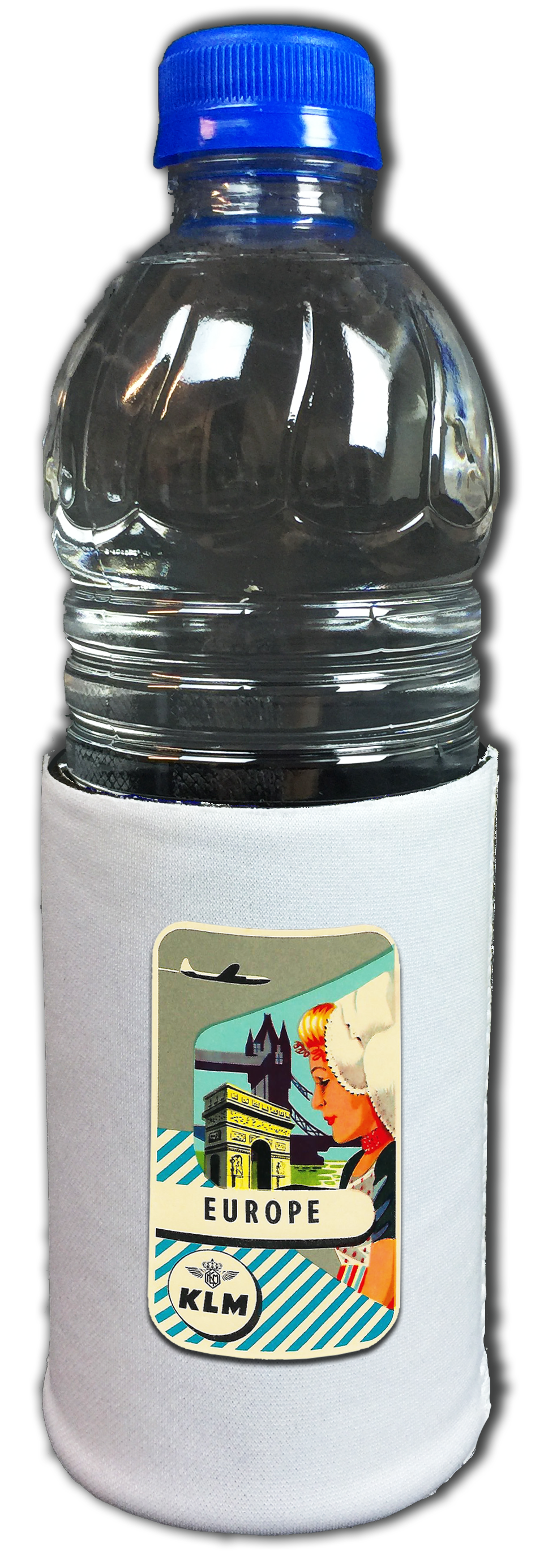 KLM  Vintage Europe Bag Sticker Beverage Wrap