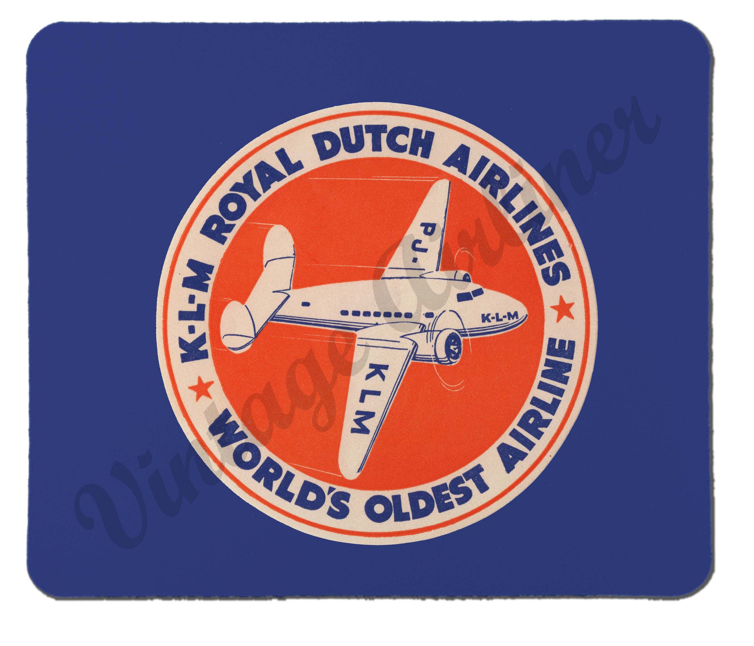 KLM Vintage Mousepad