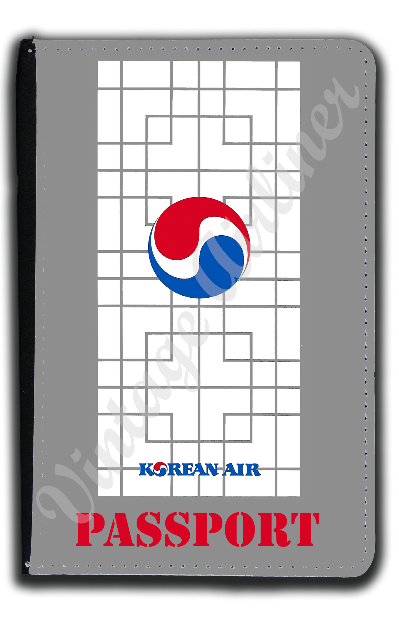 Korean Airlines Logo Passport Case
