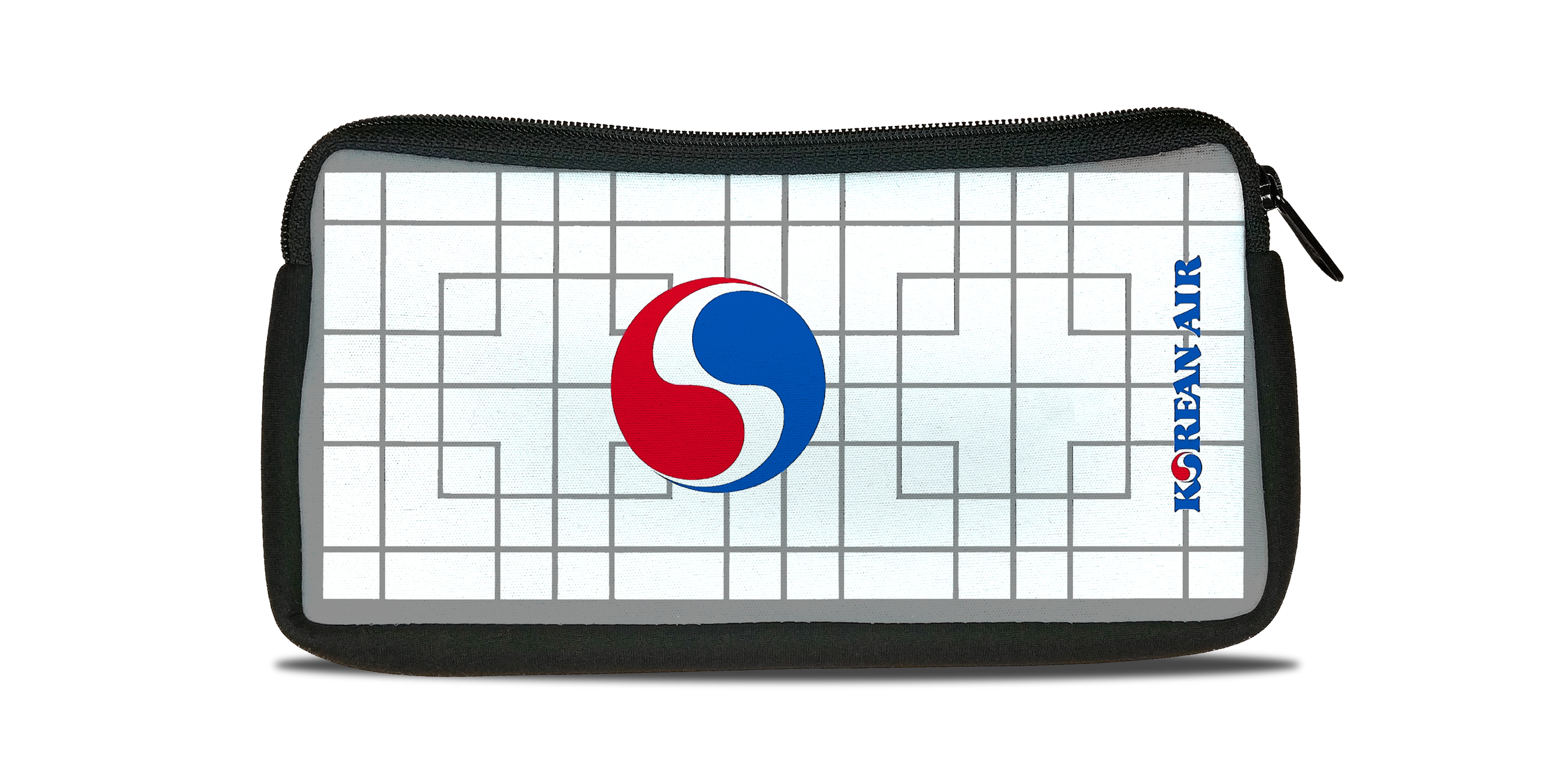 Korean Air Timetable Cover Bag Sticker Travel Pouch