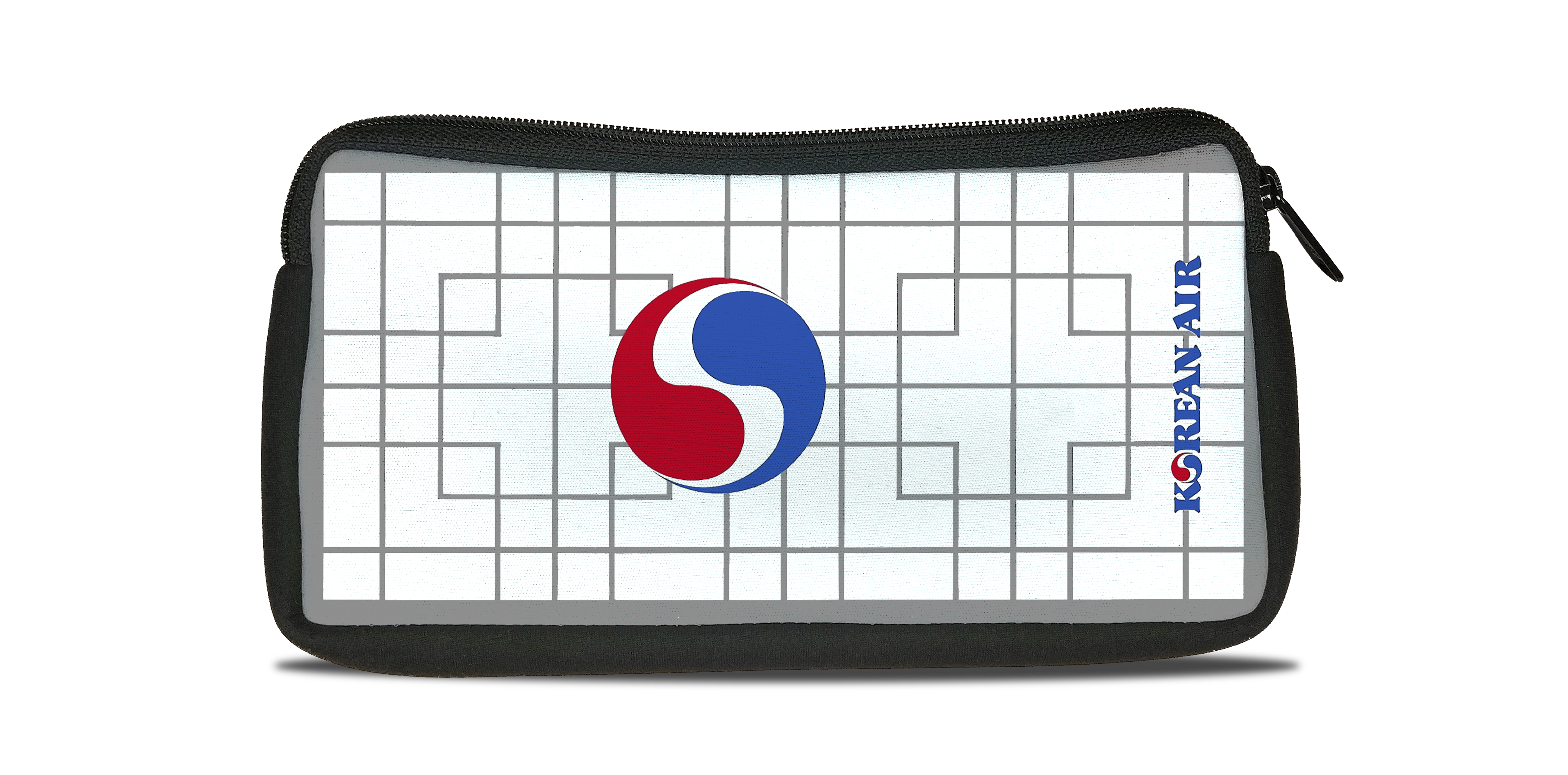 Korean Air Timetable Cover Bag Sticker Travel Pouch