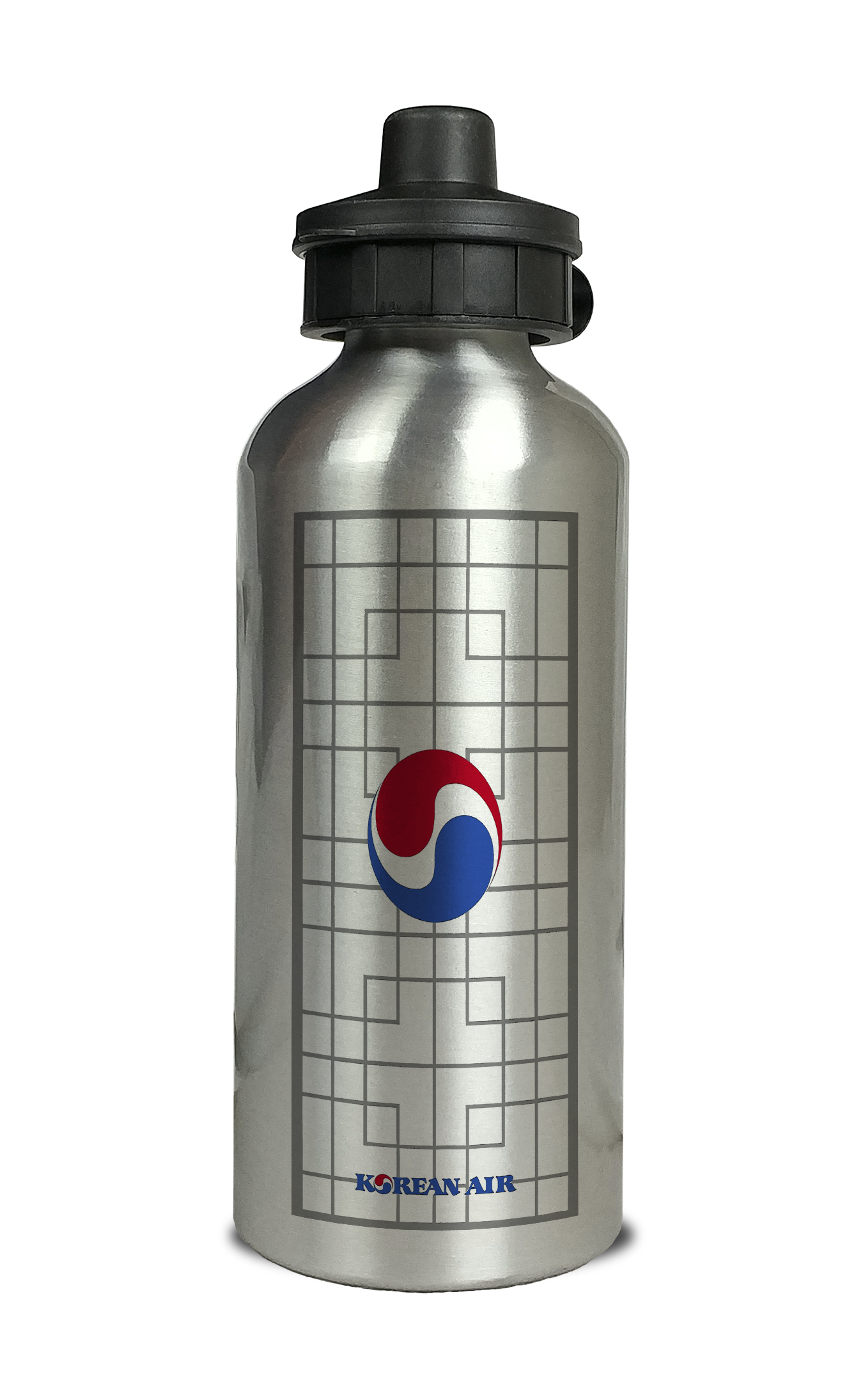 Korean Air Timetable Cover Aluminum Water Bottle