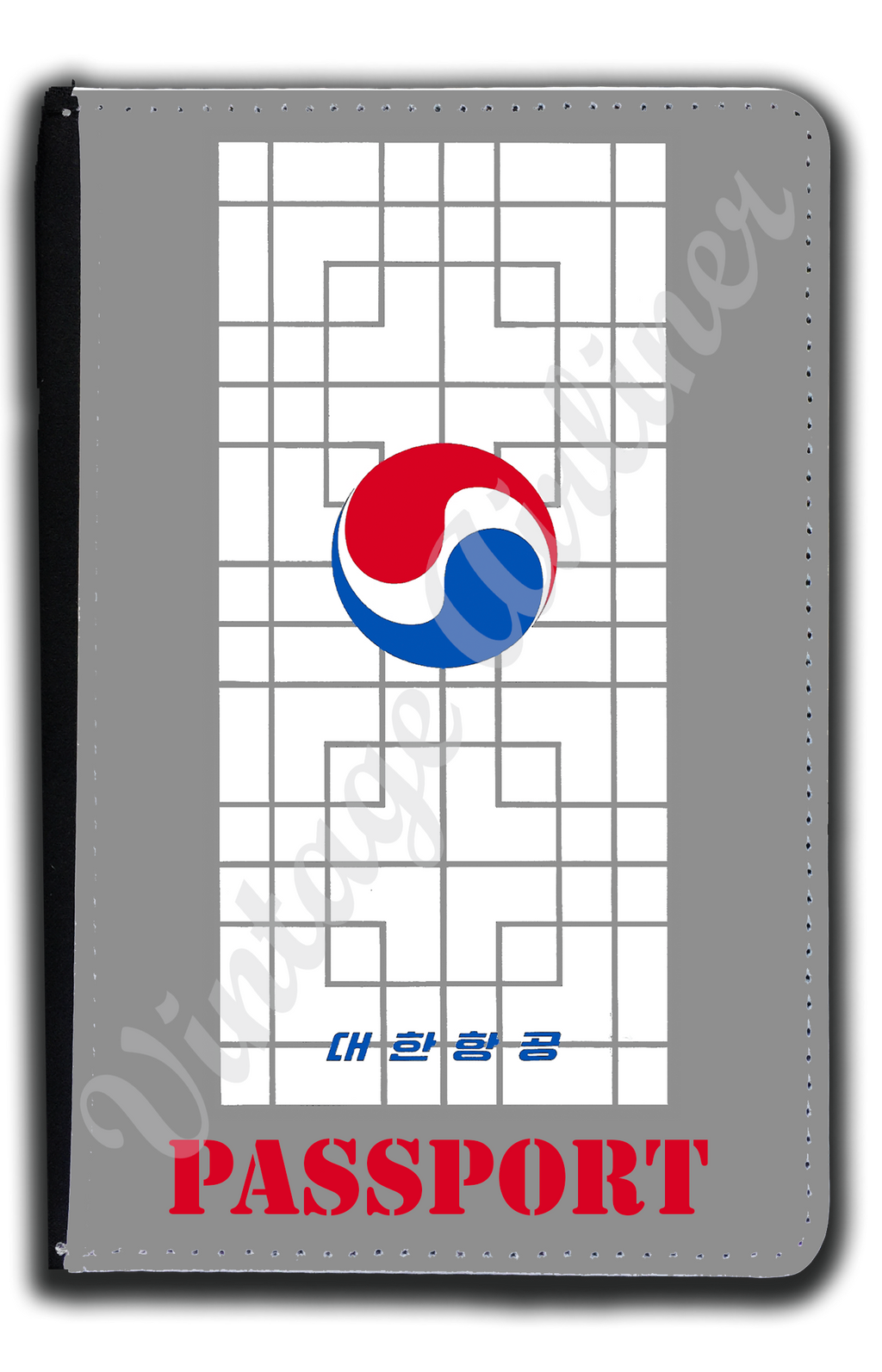 Korean Airlines Logo Passport Case