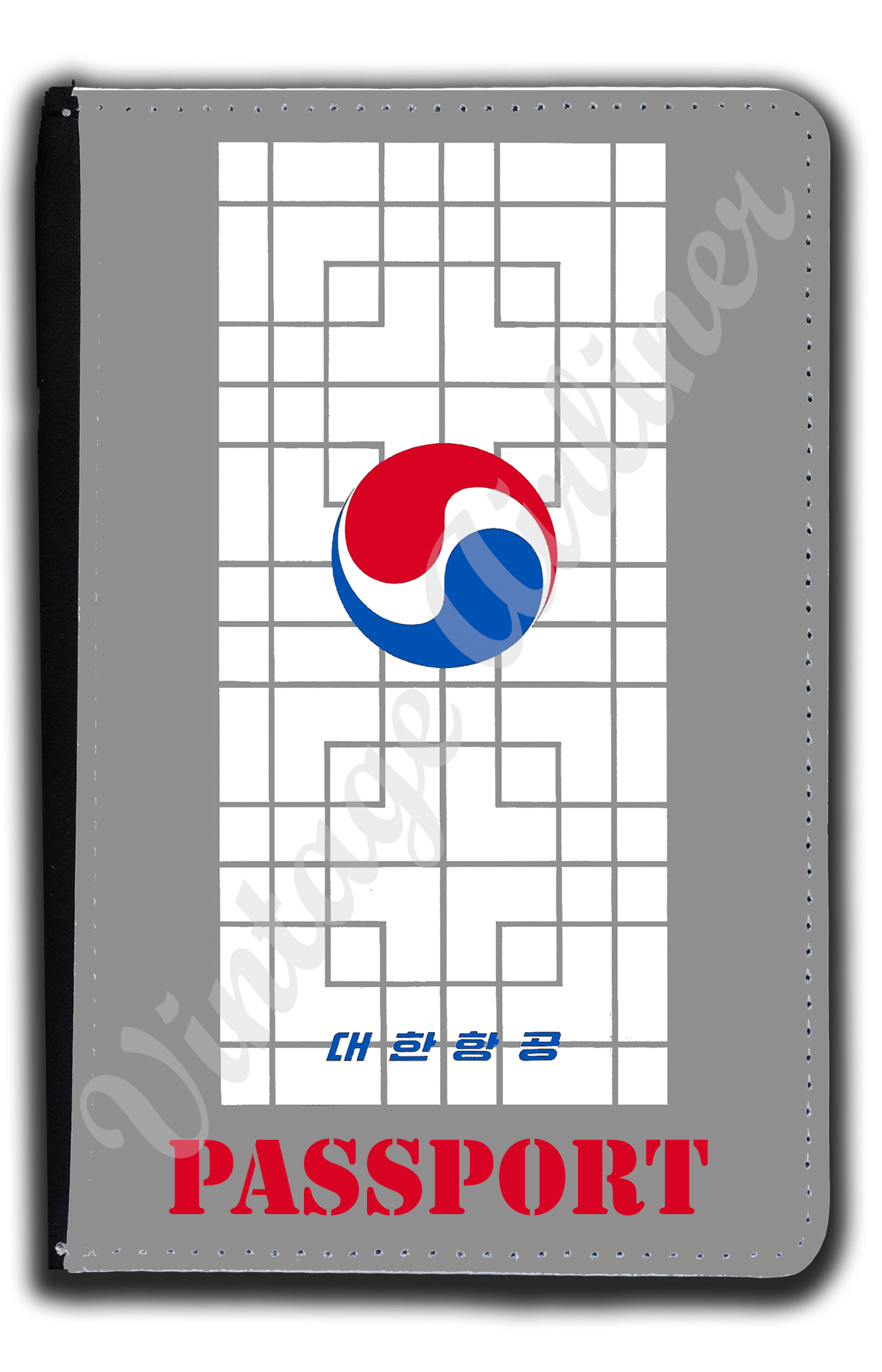 Korean Airlines Logo Passport Case