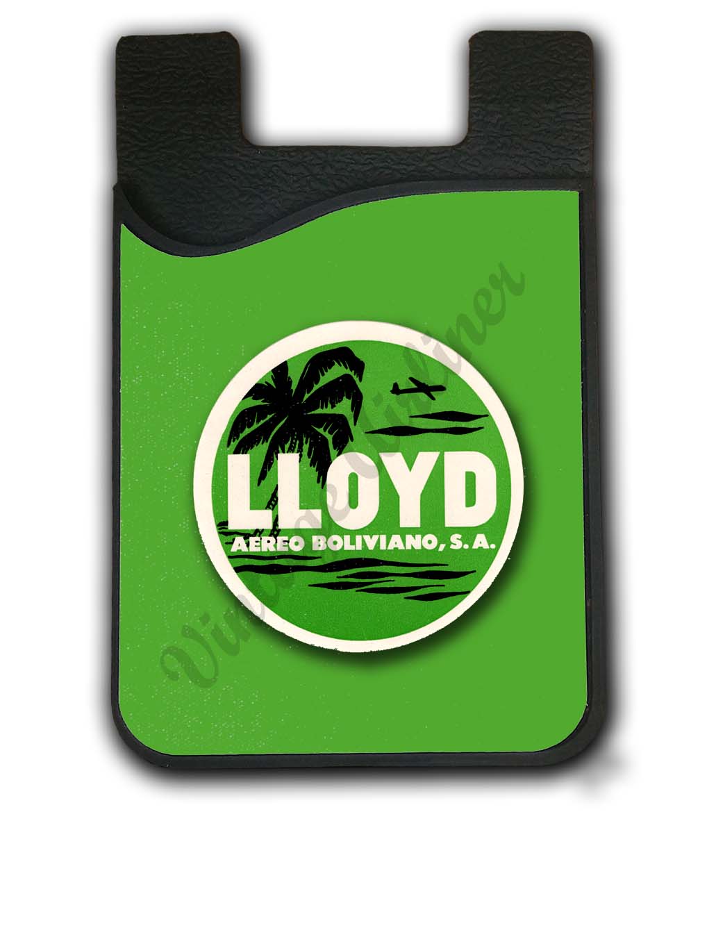 LAB Vintage Baggage Sticker Card Caddy