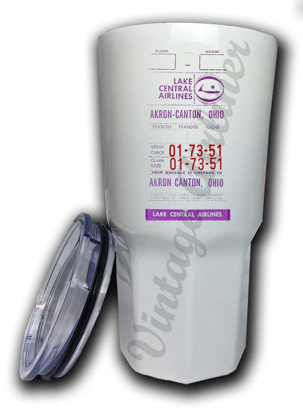 Lake Central Airlines Tumbler