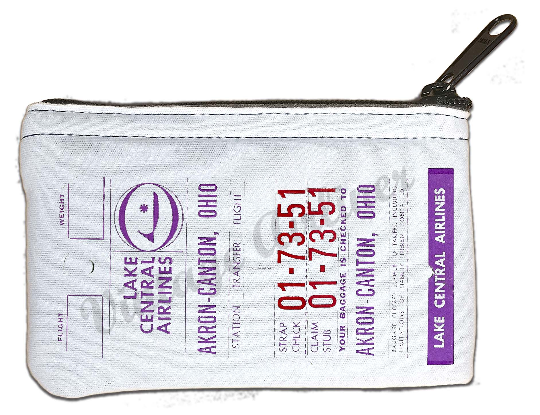 Lake Central Airlines Rectangular Coin Purse