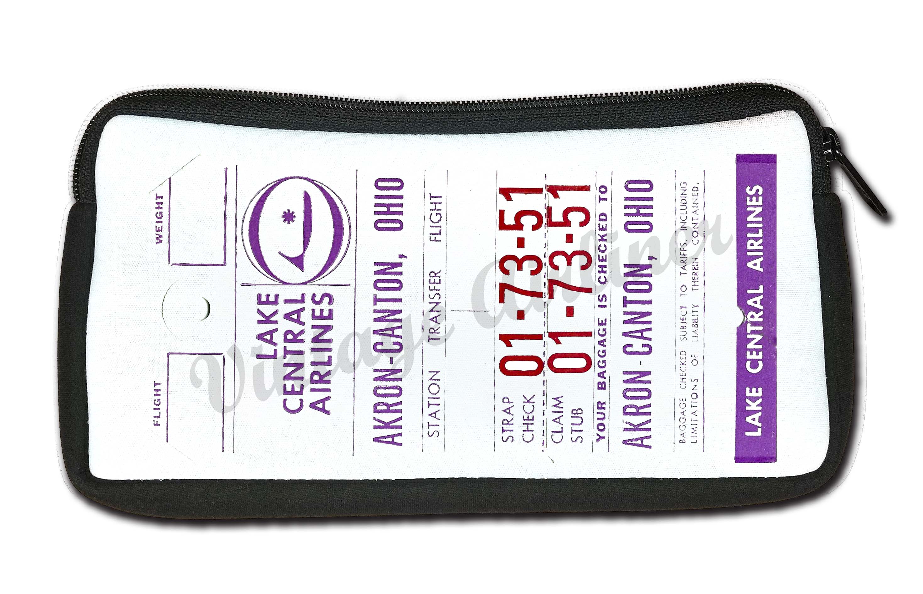 Lake Central Airlines Travel Pouch