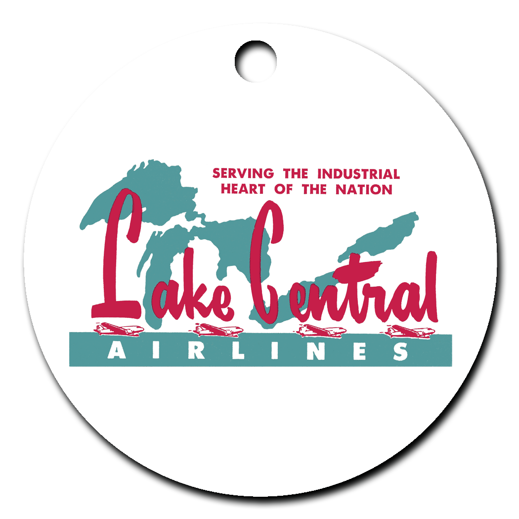 Lake Central Airlines 1950's Logo Ornaments