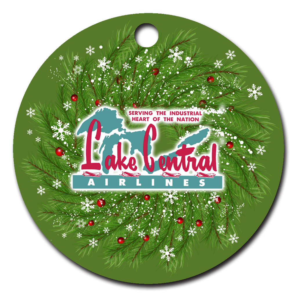 Lake Central Airlines 1950's Logo Ornaments