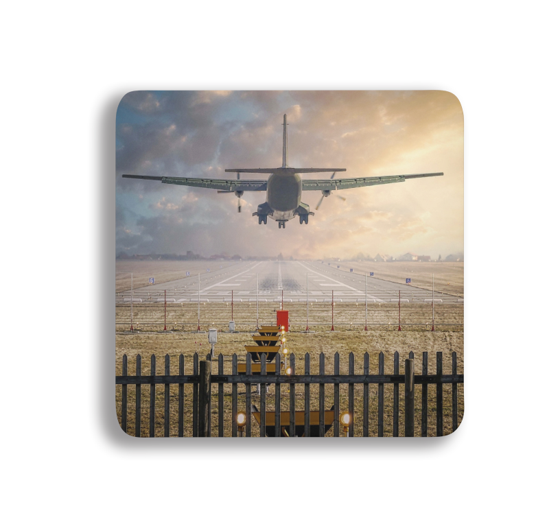 Landing - Square Sandstone Coaster