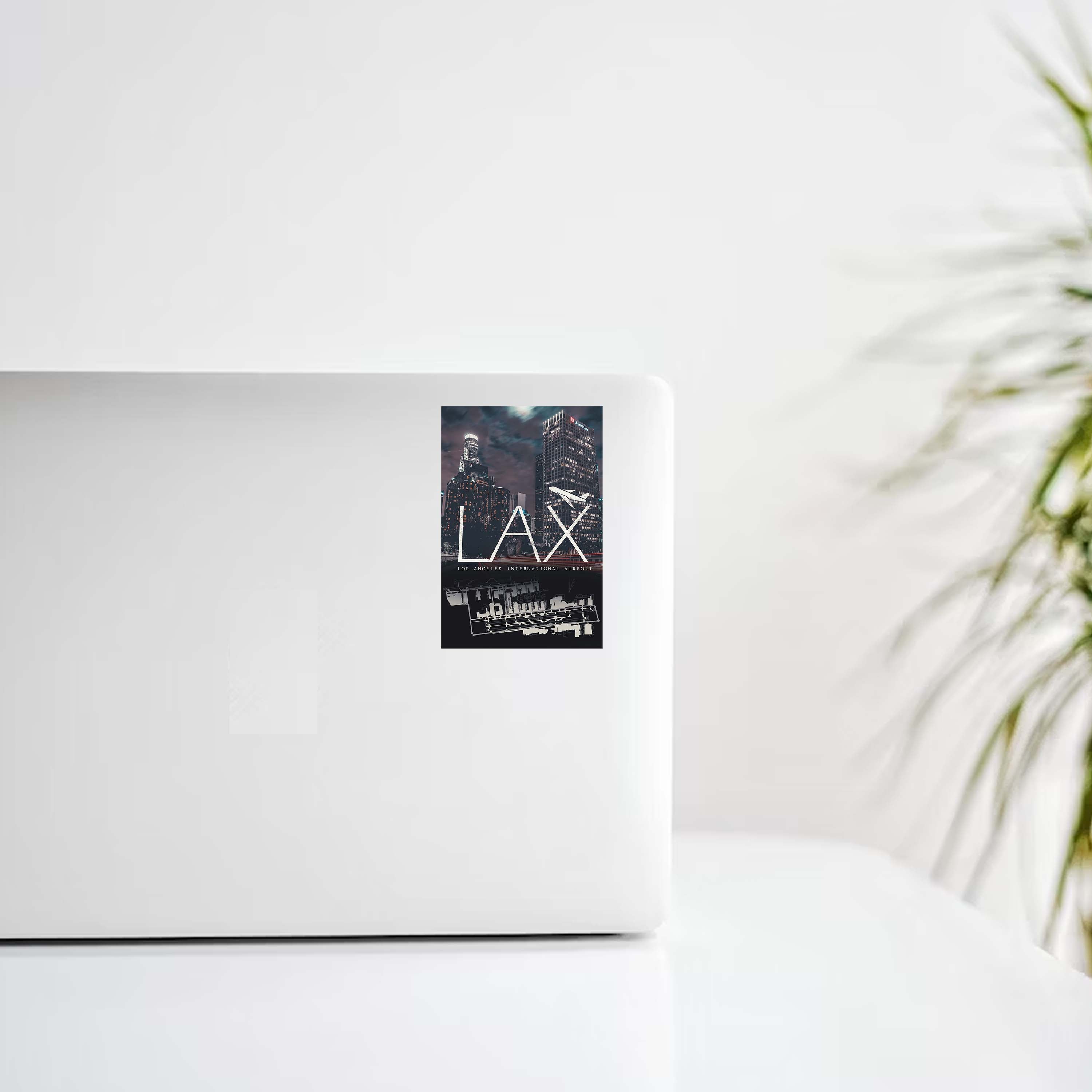 LAX Los Angeles International Airport Design Decal Stickers