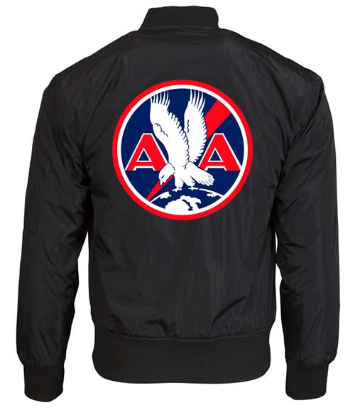 AA 1930's Black Bomber Jacket