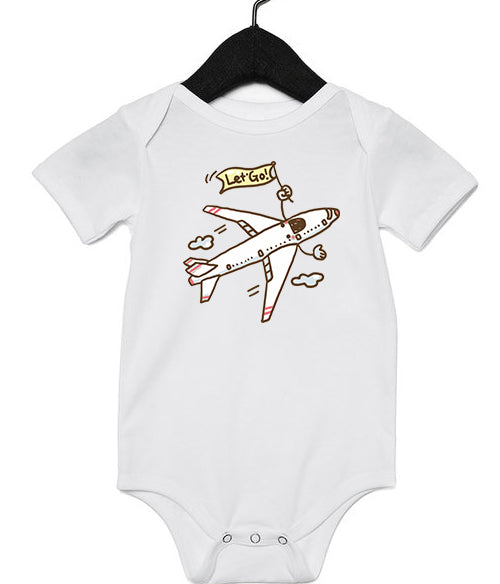 Let's Go Fly Infant Onesie
