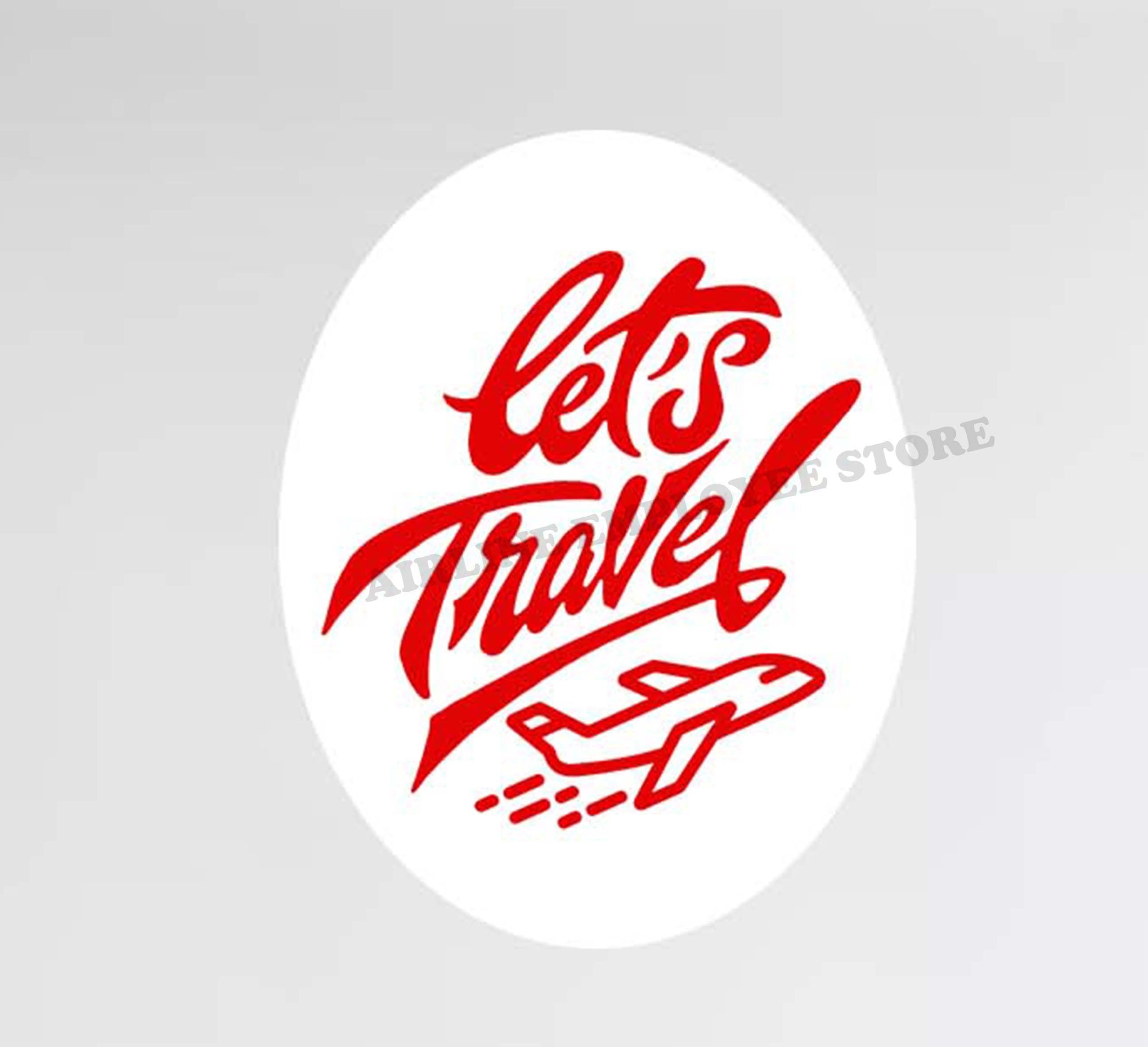 Lets Travel Decal Stickers